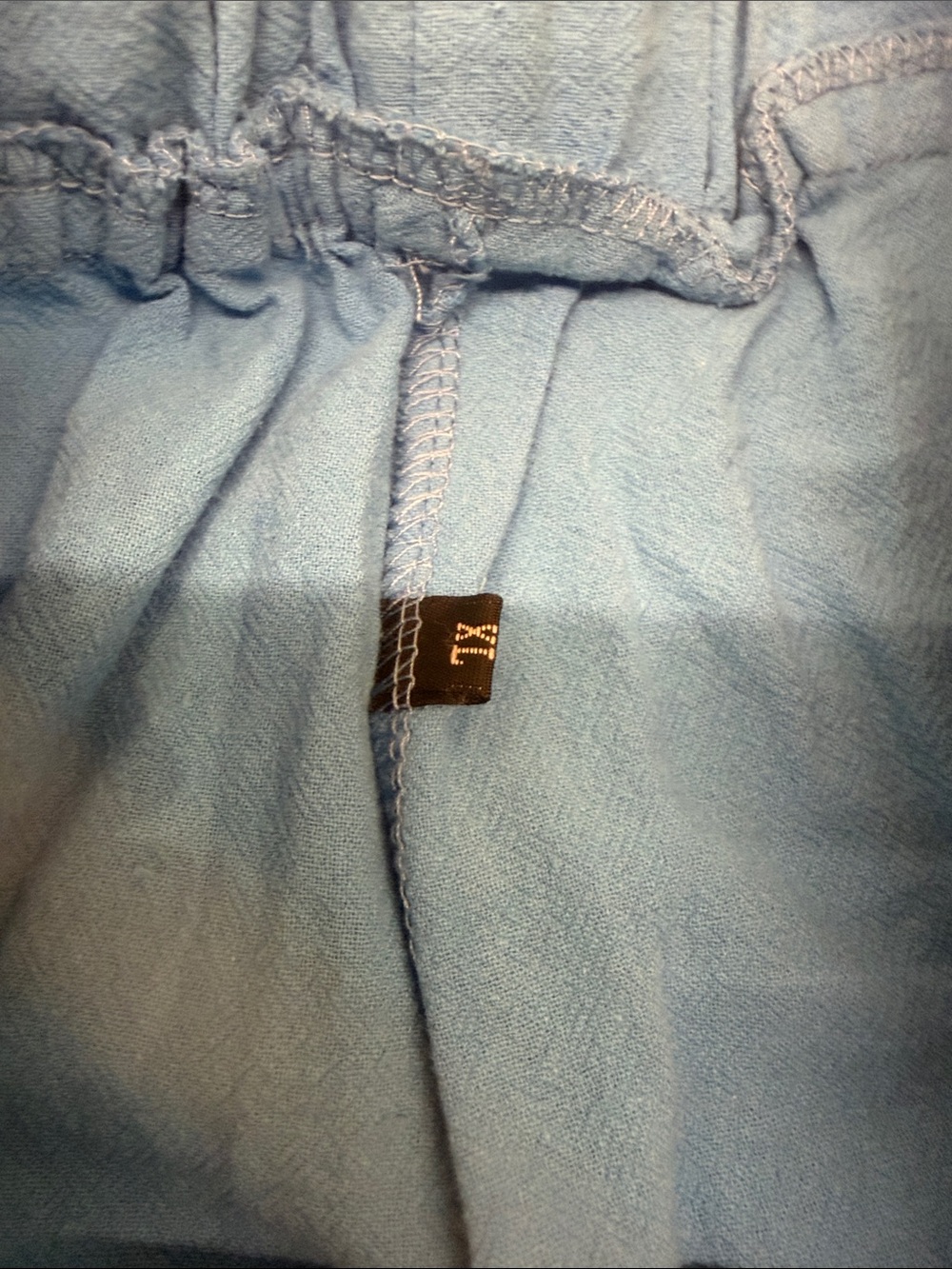 NWT summer matching set. Blue elastic waist shorts and crop top. - Picture 5 of 10